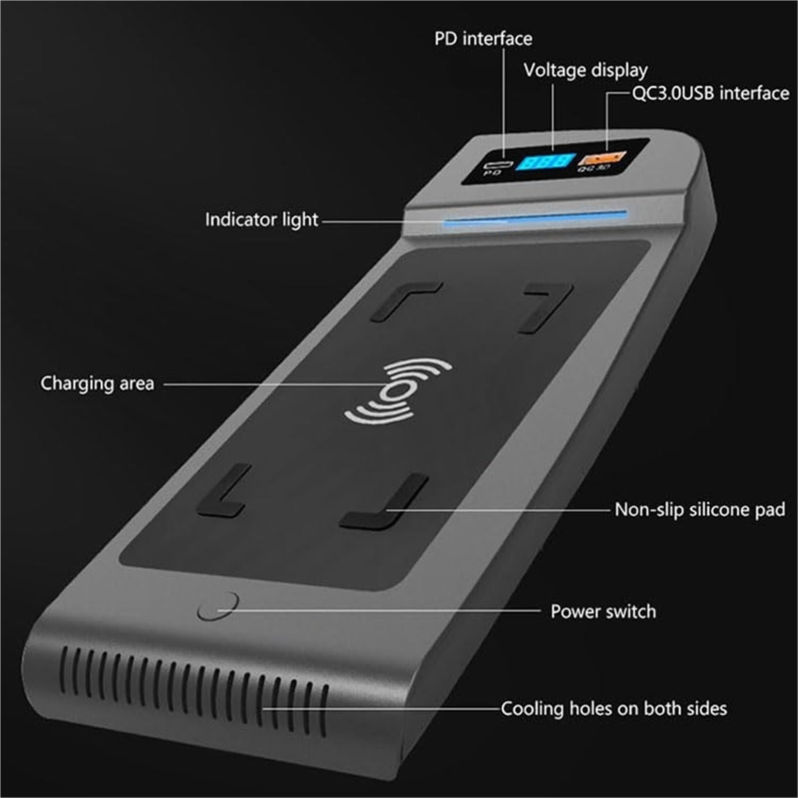 Ładowarka samochodowa QI bezprzewodowa Panel do ładowania telefonu Pad 15 W, do Toyoty, Alphard RHD 2015-2021 Wszystkie telefony kompatybilne z Qi Bezprzewodowa ładowarka samochodowa