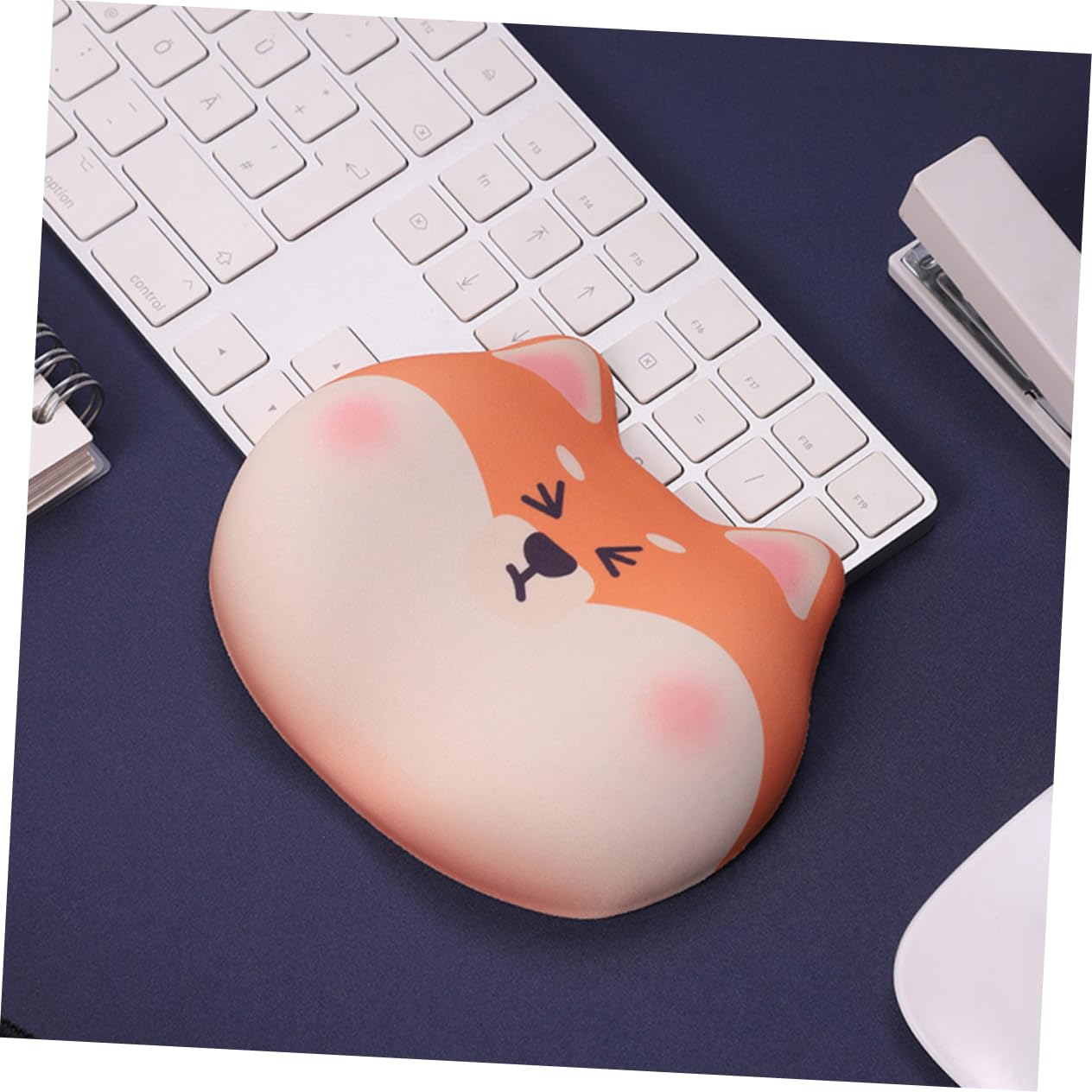 iplusmile 5stücke Ergonomische Handgelenkauflage Mit Süßem Hundemuster Memory Foam Und Rutschfester Unterseite Für Büro Und Gaming Schmerzlinderung Und Unterstützung Handgelenks