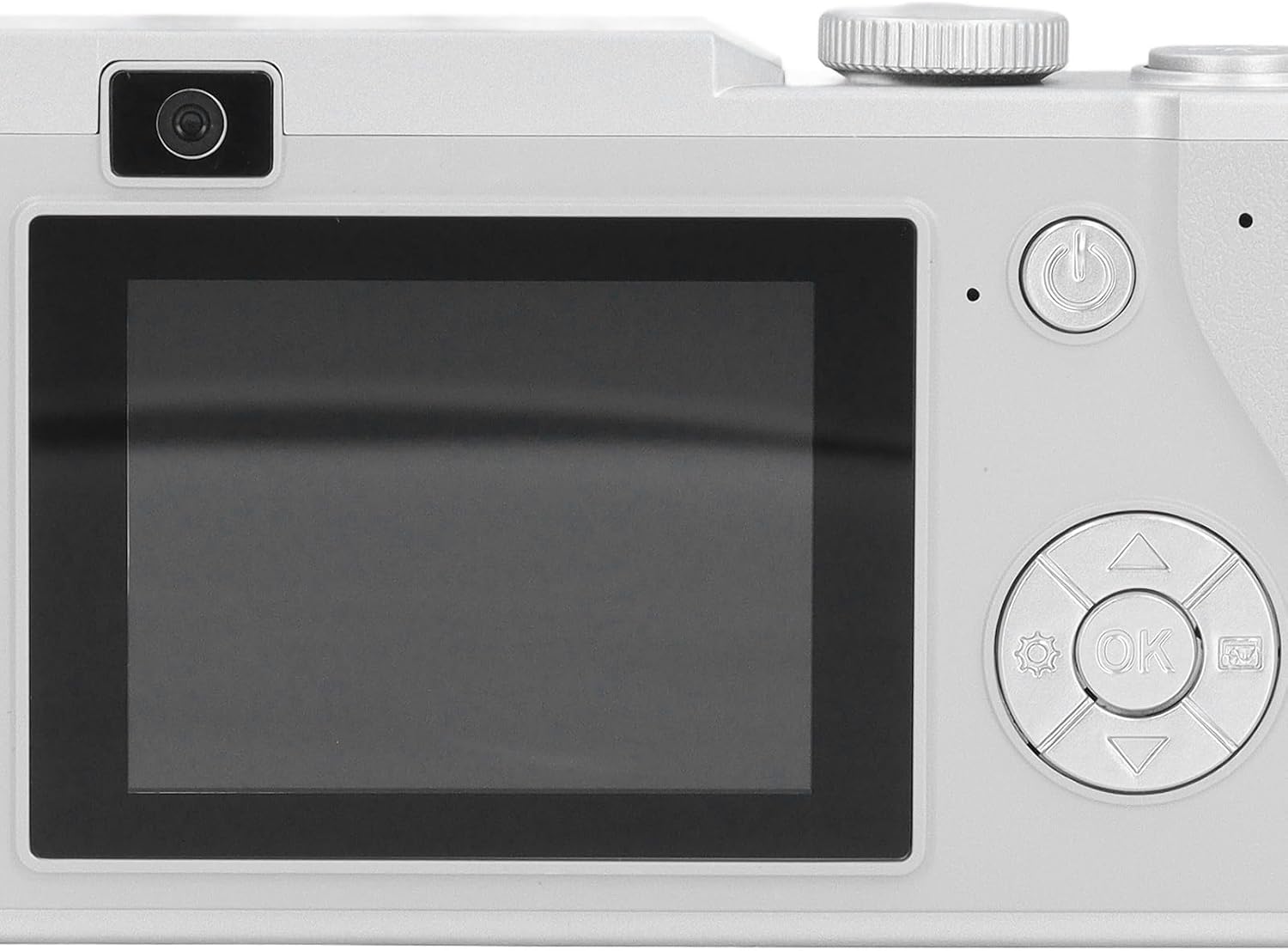 Compact Camera, 1080P 48MP 16x Digital Zoom AntiShake Digital Camera Auto White Balance for Travel (White)
