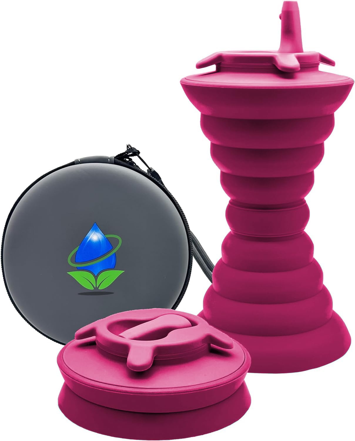 The Pocket Bidet Bundle Portable Travel Bidet with Zip Case Adjustable Neck Strap Collapsible Design Easy to Spray