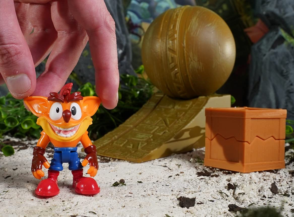 Crash Bandicoot Diorama Boulder Dash da 2,5"