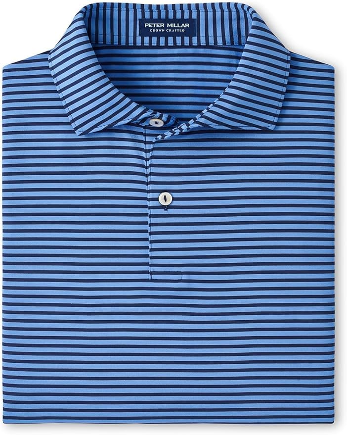 PETER MILLAR Men's Crown Crafted Sawyer Performance Jersey Polo S...