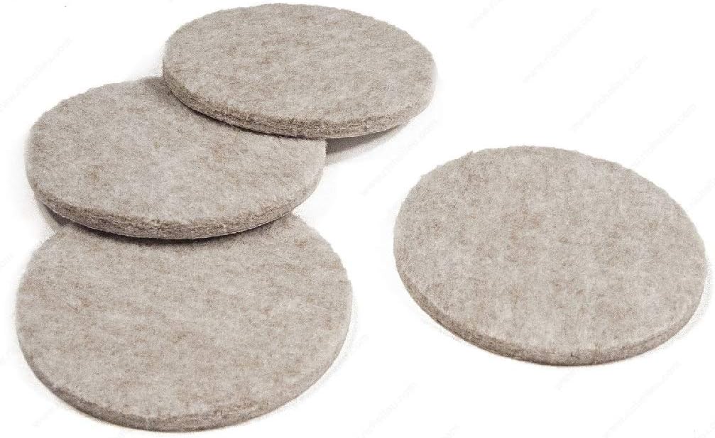 Richelieu 93171tv Self Adhesive Felt Pads, 2-1/4"