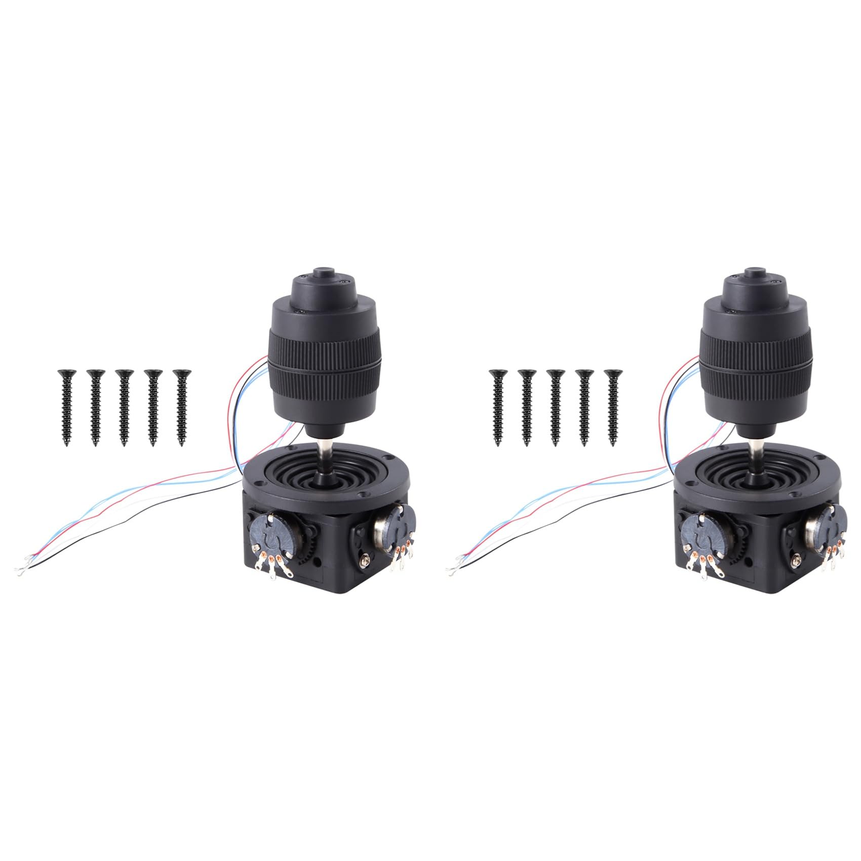 Potentiomètre de joystick D400B-M2 5K | Joystick à bascule 4 axes scellé avec bouton