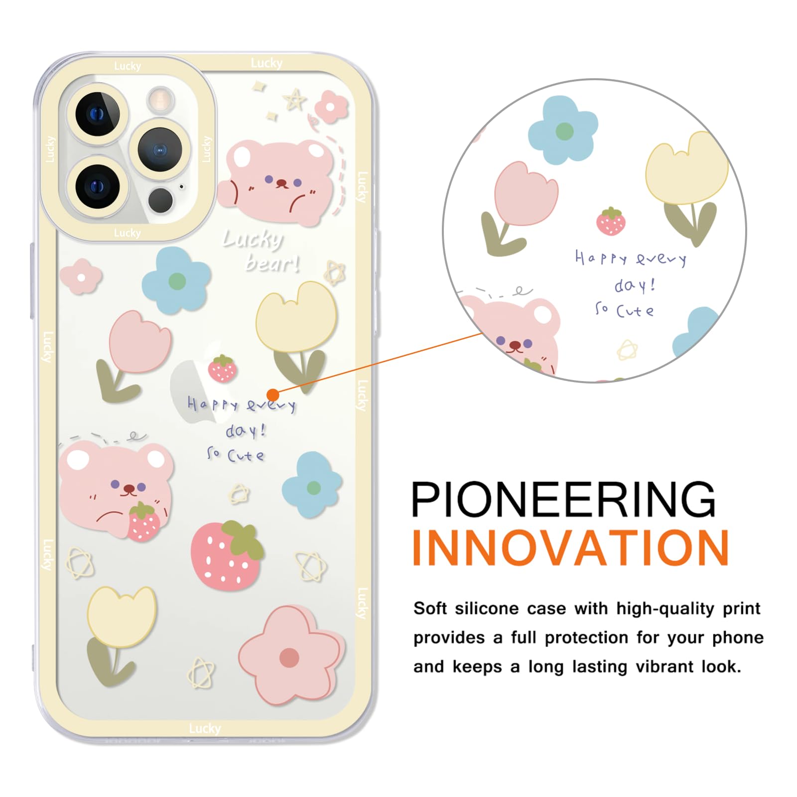 Yoedge 2 Pezzi Cover per iPhone 12 / iPhone 12 Pro 6,1