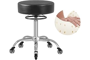 Heavy Duty Rolling Stool with 400lbs Weight Capacity