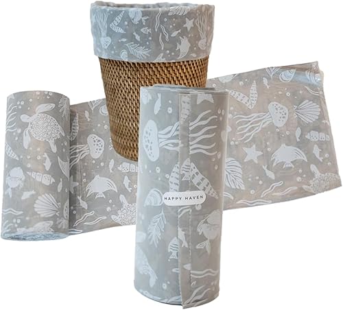 Miniatura 10 de Happy Haven Bolsas de basura pequeñas para botes de basura de 2,3,4 galones, bolsas de basura de plástico, cocina, dormitorio, oficina y baño,