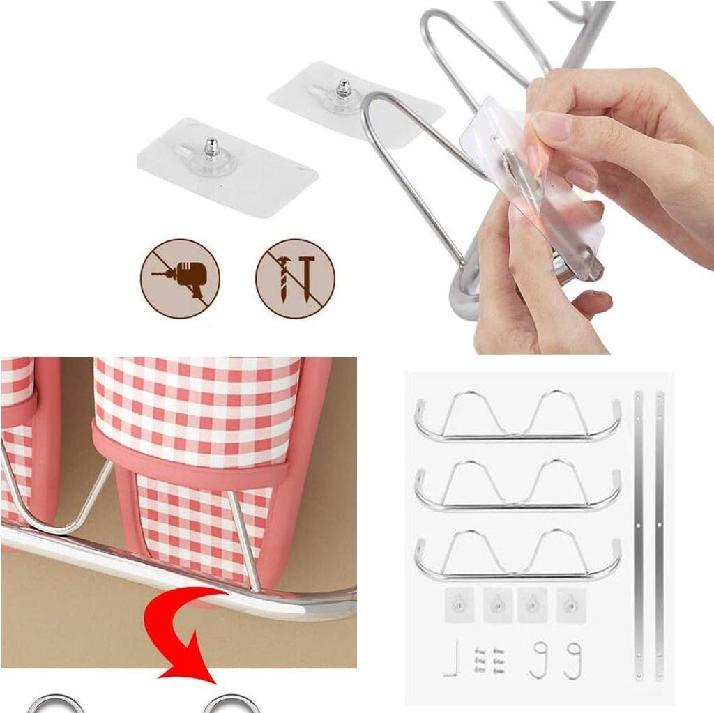 Punch-Free Bathroom Slippers Rack Bathroom Suction Wall Mount