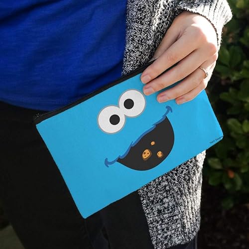 Miniatura 3 de GRAPHICS & MORE Bolsa organizadora para lápices con diseño de monstruo de galletas de Barrio Sésamo