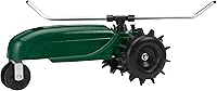 Orbit 58322 Traveling Tractor Sprinkler - Self-Propelled Lawn Waterer Covers 13,500 Sq Ft, Adjustable 15-55 Ft Spray