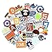 Laptop Stickers Pack for Developer - 50PCS Programming Stickers of Front-end, Back-end Languages for Programmers, Hackers, Engineers, Software Developers, Geeks, Coders