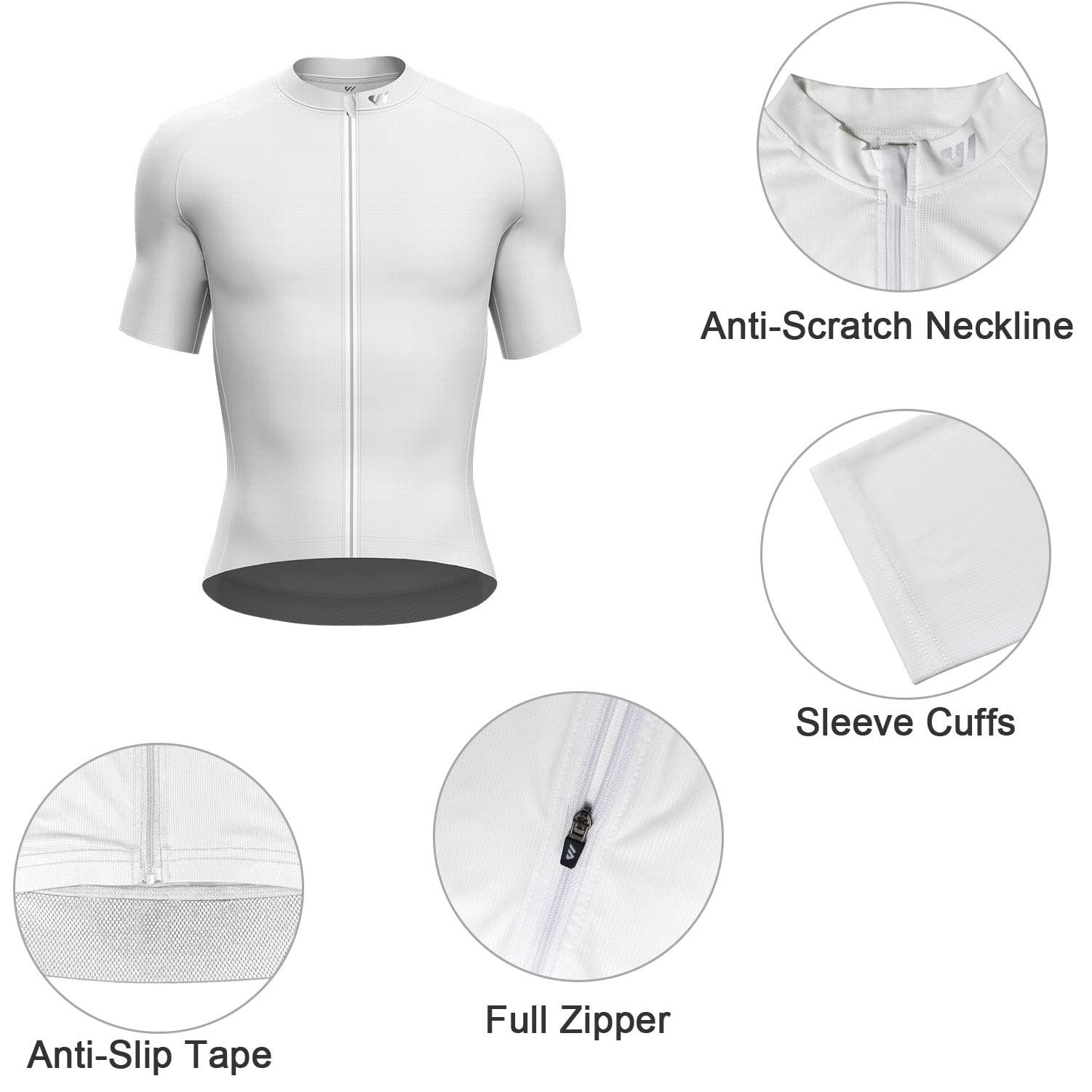 Lo.gas Maglia Ciclismo Uomo Manica Corta Traspirante Asciugatura Rapida Bici Estate