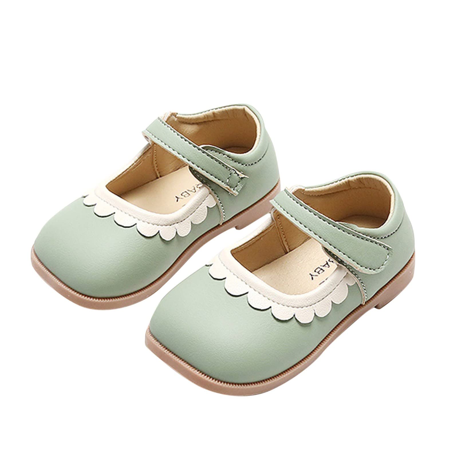 YANFJHV Zapatos de princesa para niños, zapatos de baile, rendimiento Mary Jane, zapatos uniformes para niñas, zapatos individuales de otoño, zapatos escolares, zapatos festivos de cumpleaños
