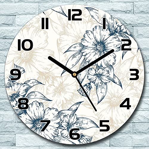 Horloge en verre lisible pour rompre la monotonie des murs