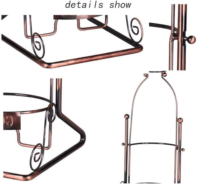Soporte para Botellas de Vino de Metal - Portabotellas de Hierro miniatura 4