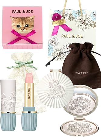 Amazon Co Jp セット品 ポール ジョー Paul Joe ビューティーミラー ポーチ付き トリートメント リップスティック ビューティーケア ギフトセット 純正ギフトボックス入り ショップバッグ メッセージカード付き ビューティー