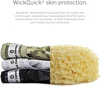 Vista 3 de Pet Parents® Pañales lavables para perros (paquete de 3) + Extendrs® de pañales duraderos para perros, pañales premium para perros hembras y machos