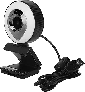 Vikye USB Web Camera, 2K Autofocus Webcam with Dual Flash At 30/25FPS for XP2/Vista/WIN7/8/10/OS X, Autofocus USB Web Camera