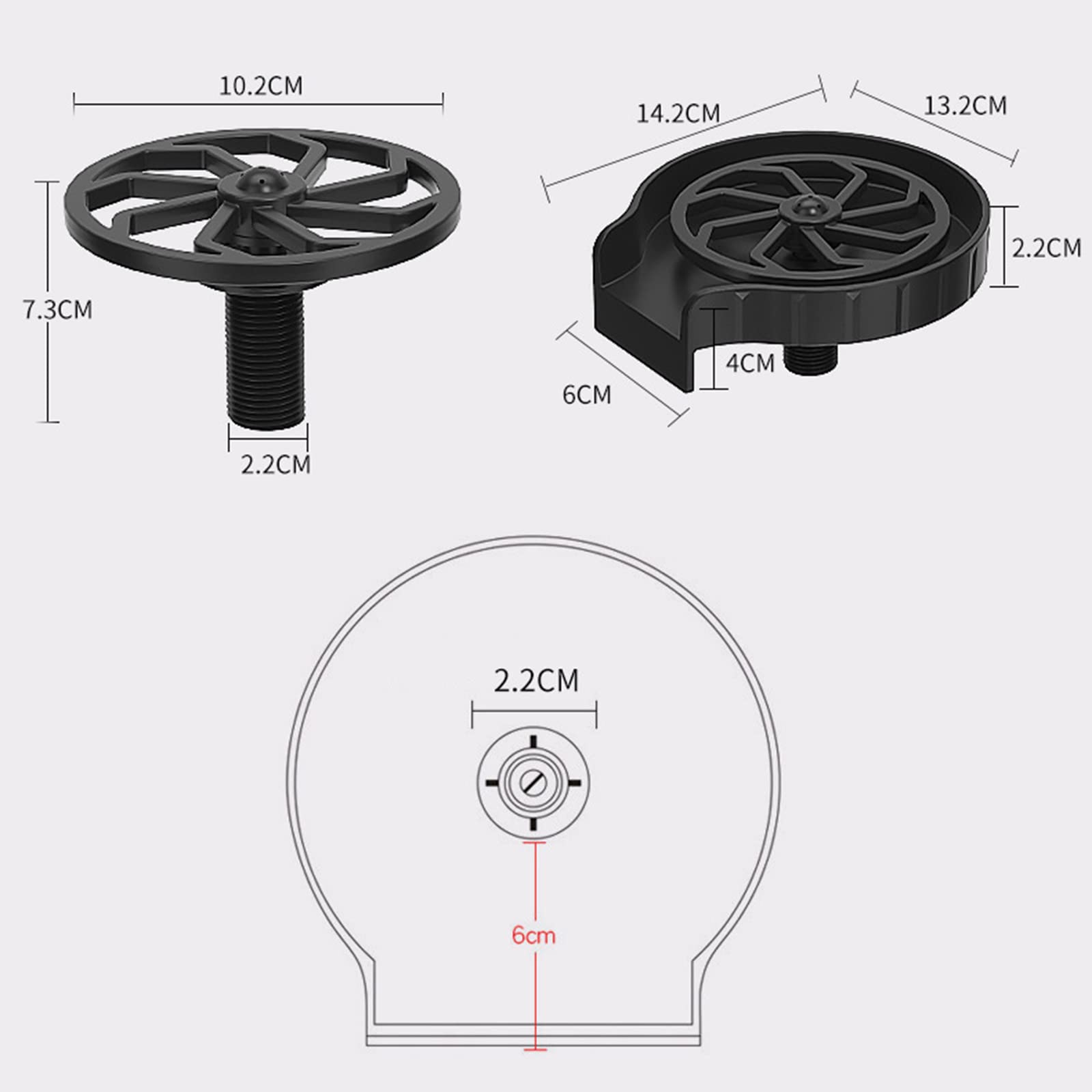 Lavabicchieri per lavello da Cucina, Lavabottiglie ad Alta Pressione, Sciacquatrice per Tazze per rubinetti, Pulitore per Tazze rotanti ABS 360, Lavabottiglie per lavello da Cucina per Bar