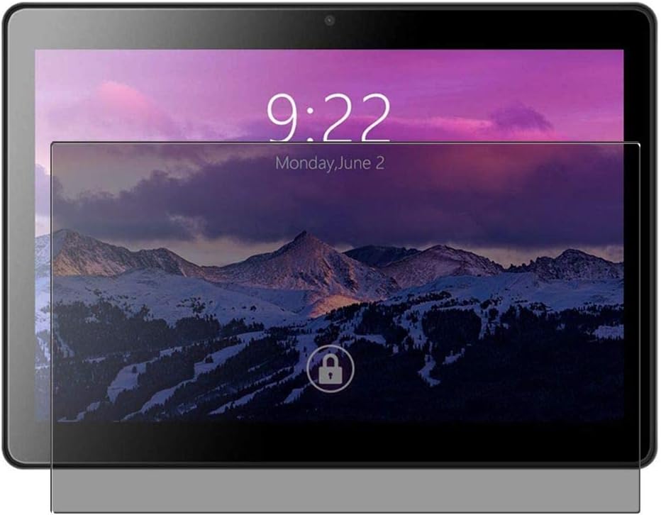 Vaxson Anti Spy Screen Protector Compatible with ODLICNO 10.1 Inch Tablet, Screen Protector Privacy Protection [Not Tempered Glass] Privacy Screen Protector