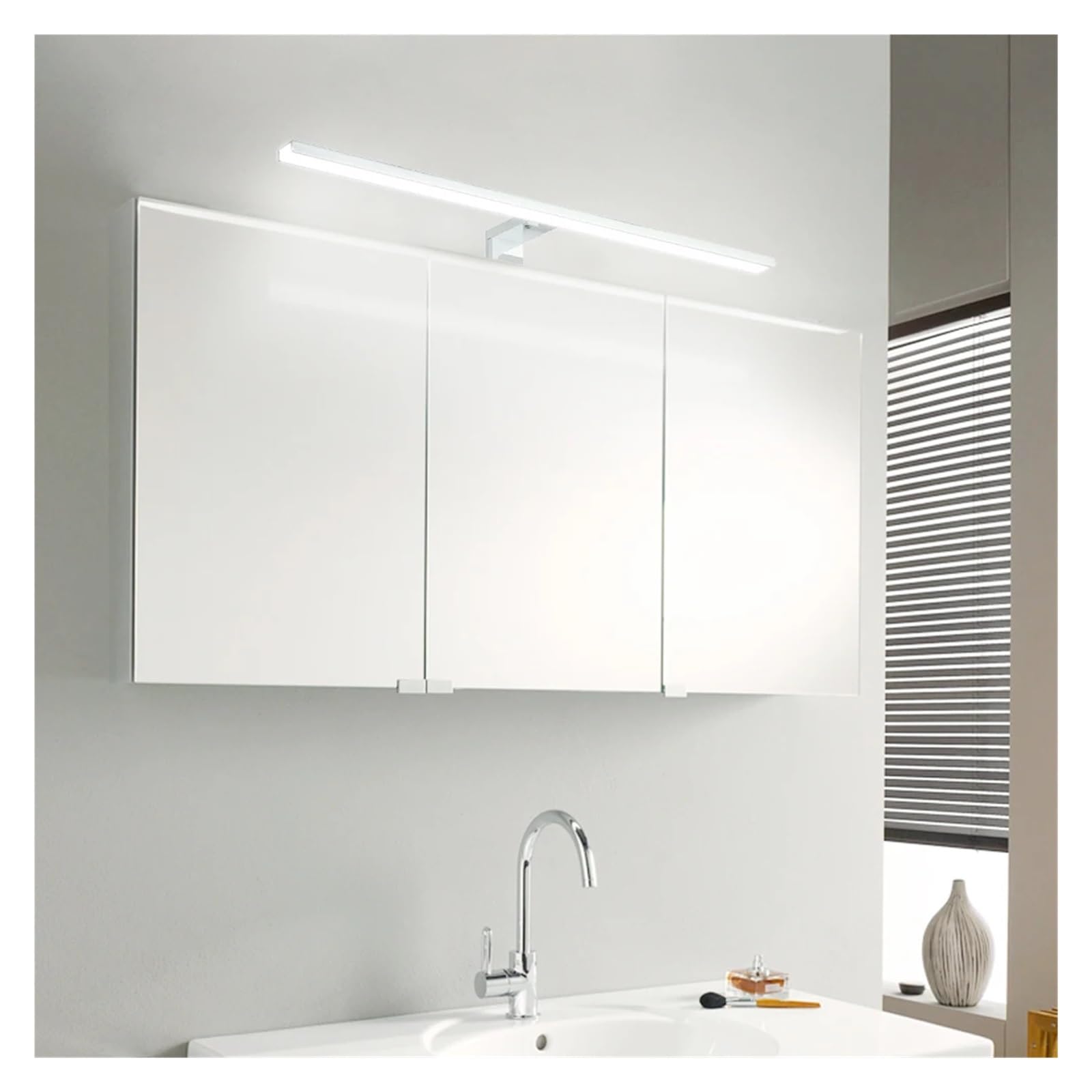 LED Spiegelleuchte 6000K Schminkspiegel Wandleuchten for Bad Ankleidezimmer Küche IP44 Vollständige Abdeckung(6W)