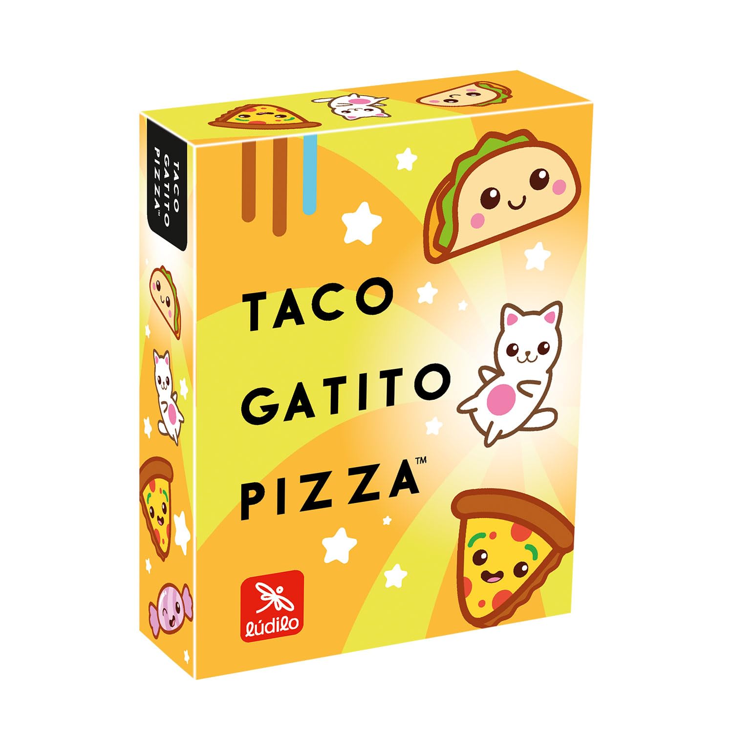 Ludilo - Taco Gatito Pizza | Juegos De Mesa Niños 4 Años O Más | Juegos Educativos Niños 4 Años O Más | Juegos De Cartas para Niños | Juegos De Mesa Familia
