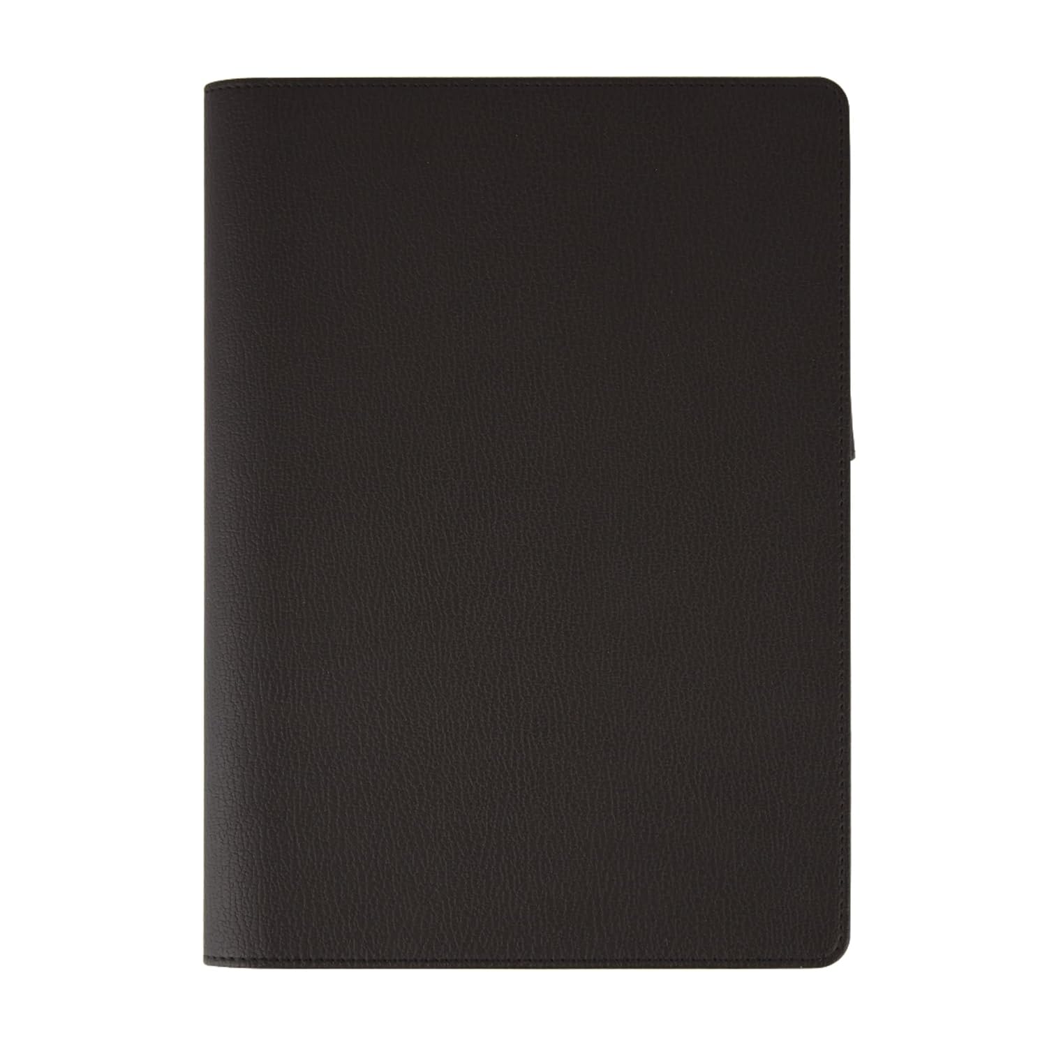 Office Depot® Brand Premium Folio Notebook, Junior, 5 1/2" x 8 1/2", 1 Subject, Narrow Ruled, 120 Pages (60 Sheets), Black      Office Product