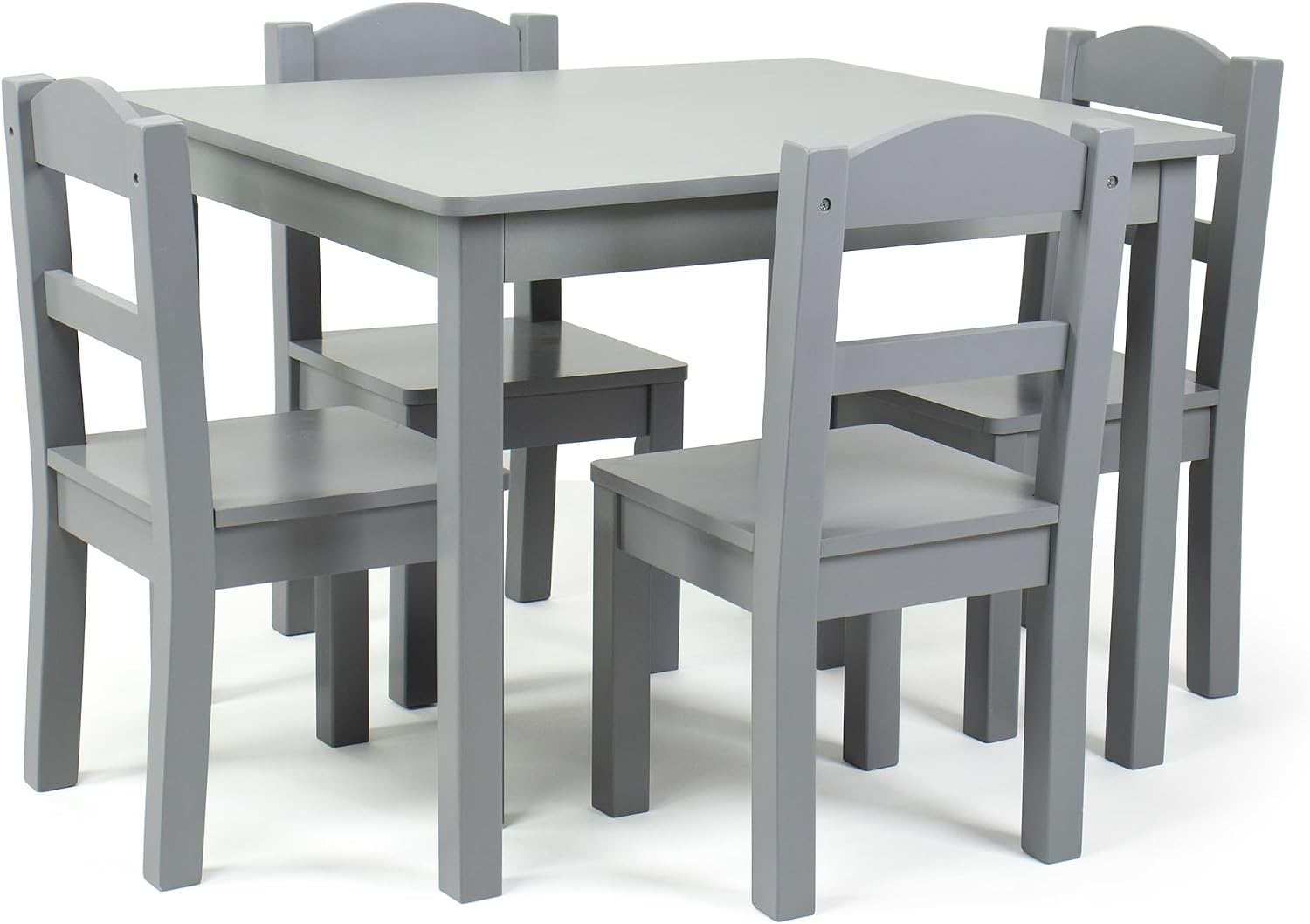 Humble Crew Toddler Table and Chair Set for Kids, Wood Activity Furniture