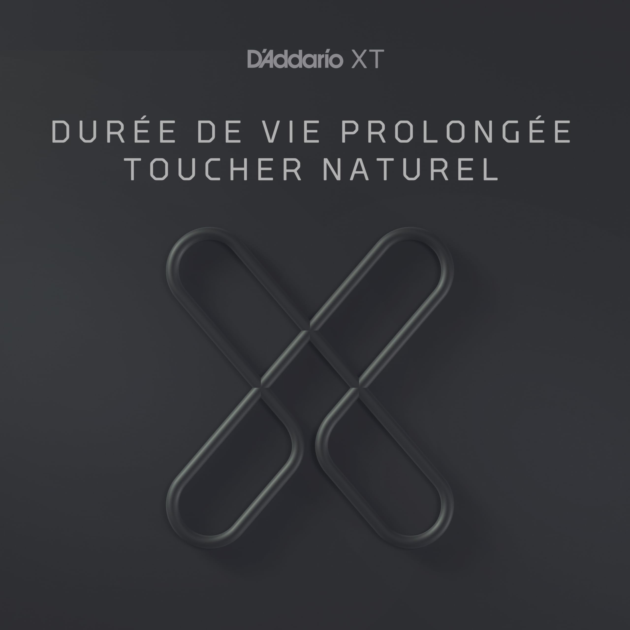 D'Addario Cordes XT pour basse XTB45100, acier plaqué nickel, Regular Light, diapason long, 45-100