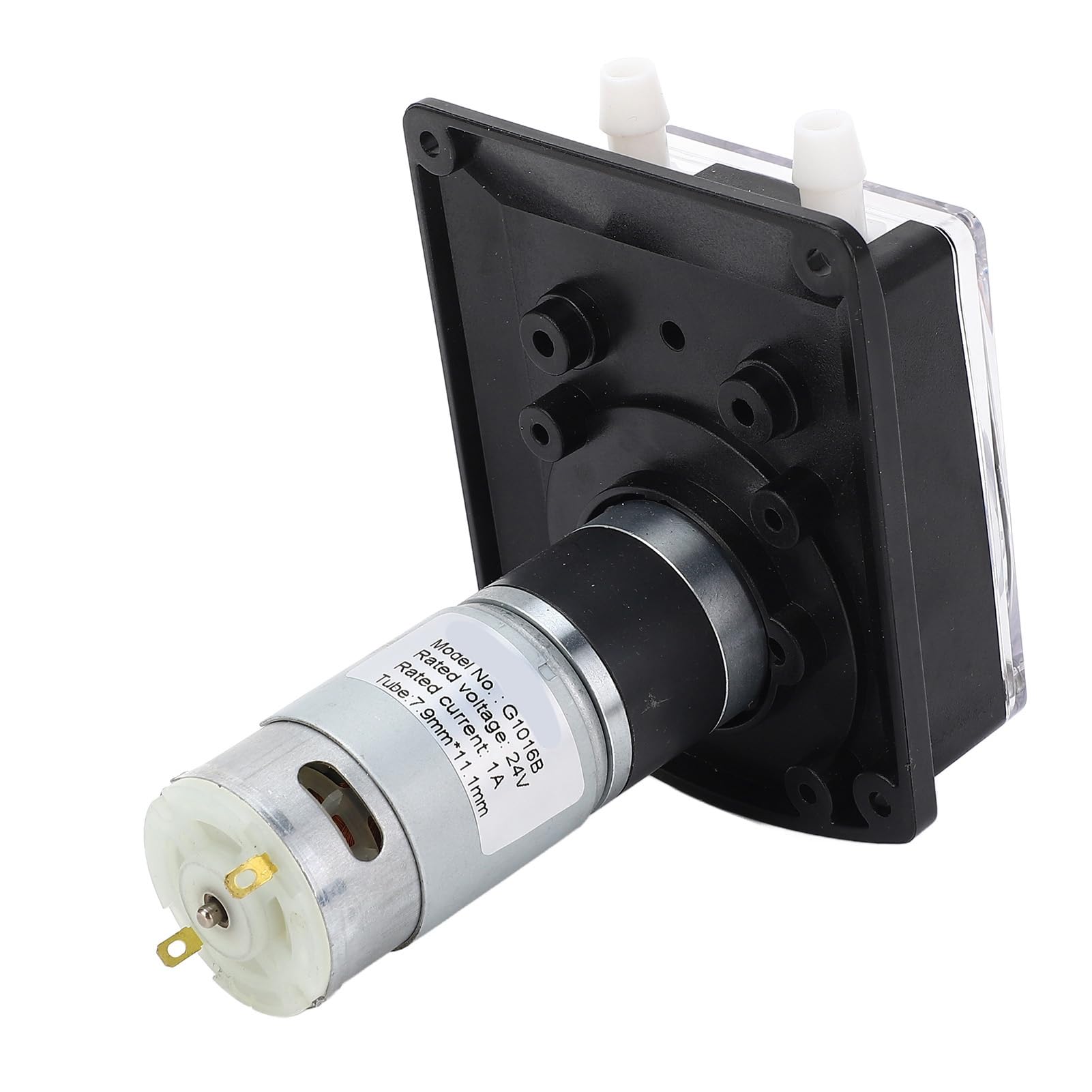 Eujgoov Bomba Peristáltica de Doble Cabezal, Tubo BPT de Grado Alimenticio de 1500ml/min, Reemplazable con Motor Silencioso para Lavadoras y Lavavajillas (DC24V)