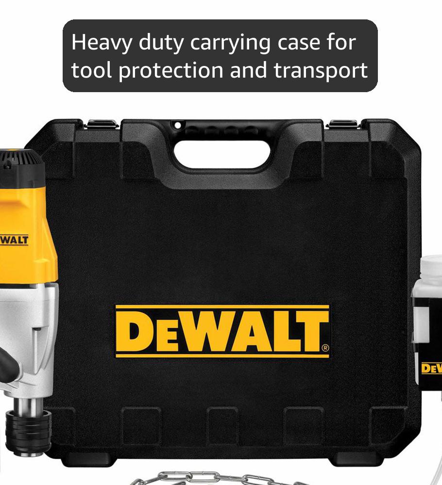 DEWALT Drill Press, Magnetic, 2-inch, 10-Amp with 2-Speed Setting