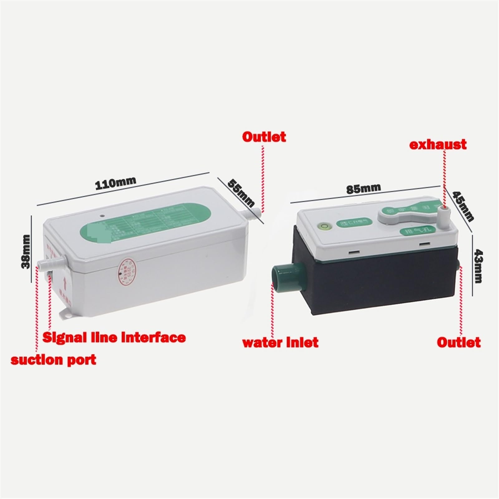 Pompa Condensa Climatizzatore, Pompa acqua Condensa Mini Splitcondensante Pompe Aria Condizionata Scarico Acqua Pompa Acqua Scarico Aria Automatico Acqua