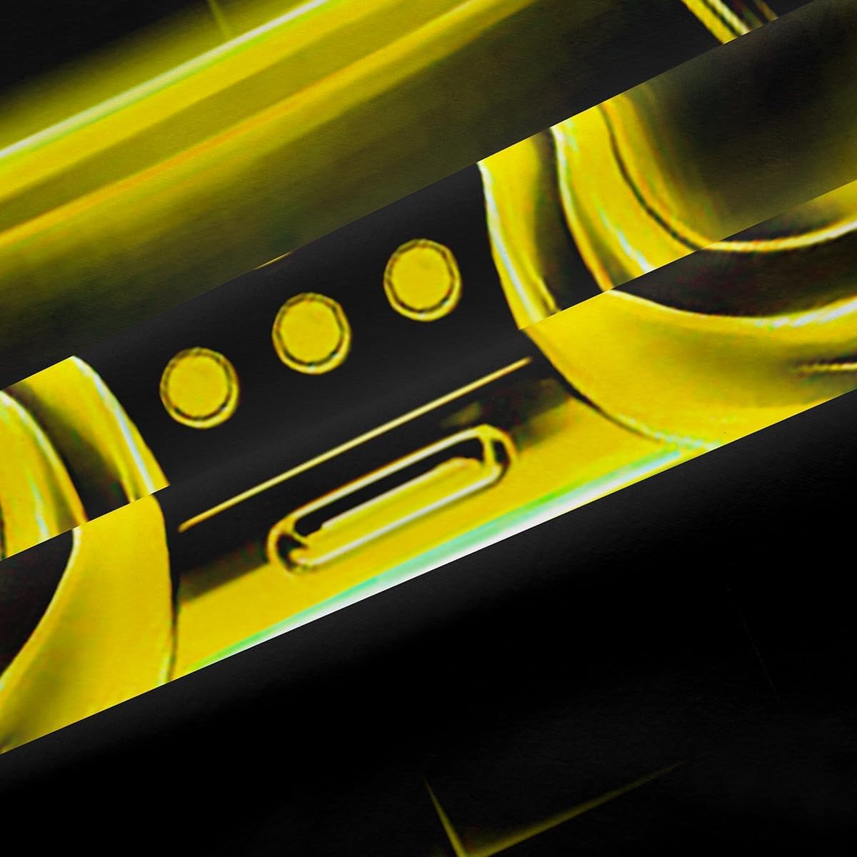 Manfei Yellow Games Window Curtains Geometric Grid Gamepad Gamer Window Drapes, Modern Gaming Window Treatments, Kids Boys Teens Room Decor, Grommet Top 2 Panel Set Bedroom Curtains, 42Wx63L inch