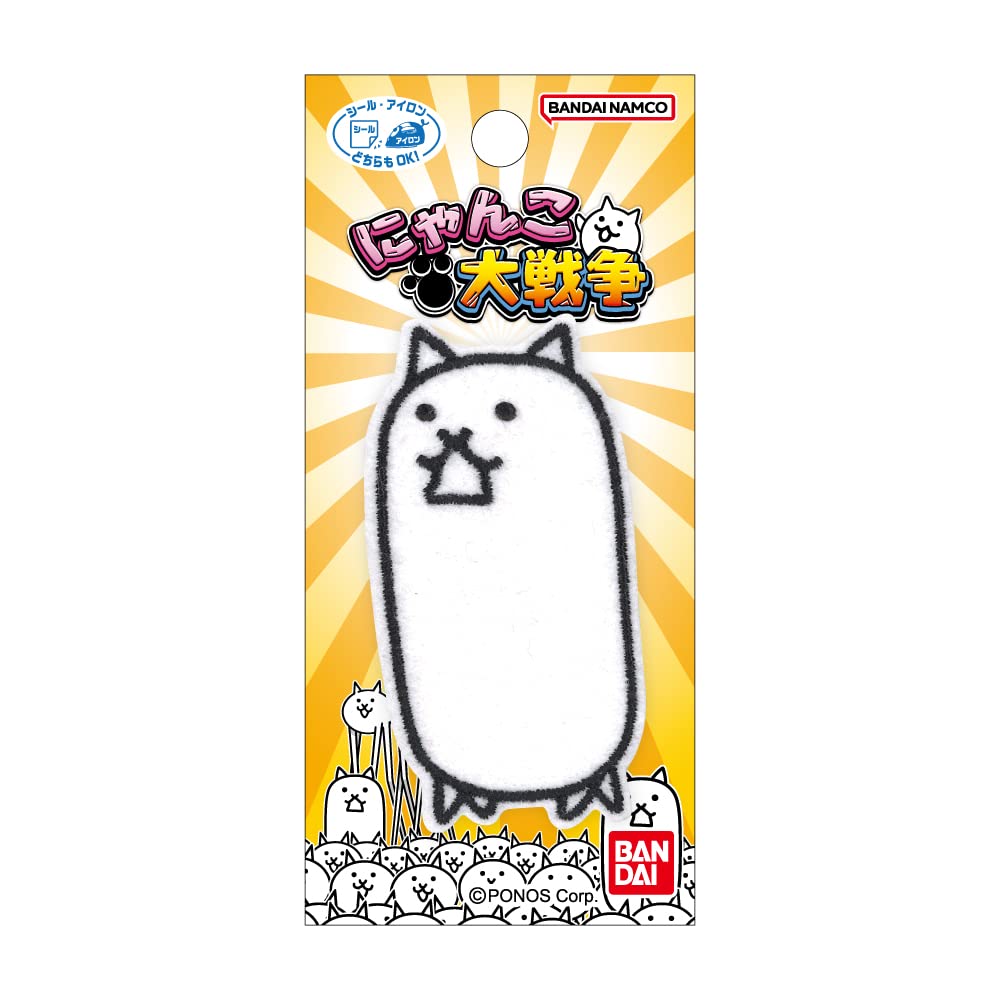 Amazon | 「にゃんこ大戦争」2弾ワッペン シール・アイロン両用タイプ