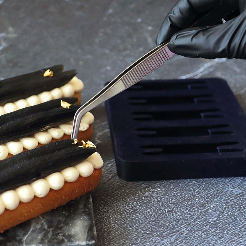 Moule silicone gousses de vanille trompe l'oeil noir pâtisserie design DR268A - 7