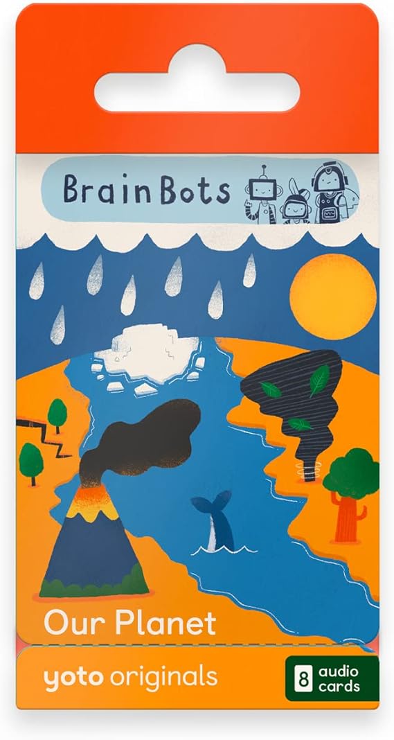 Yoto BrainBots: Our Planet – 8 Kids Audiobook Cards for Use with Player ...