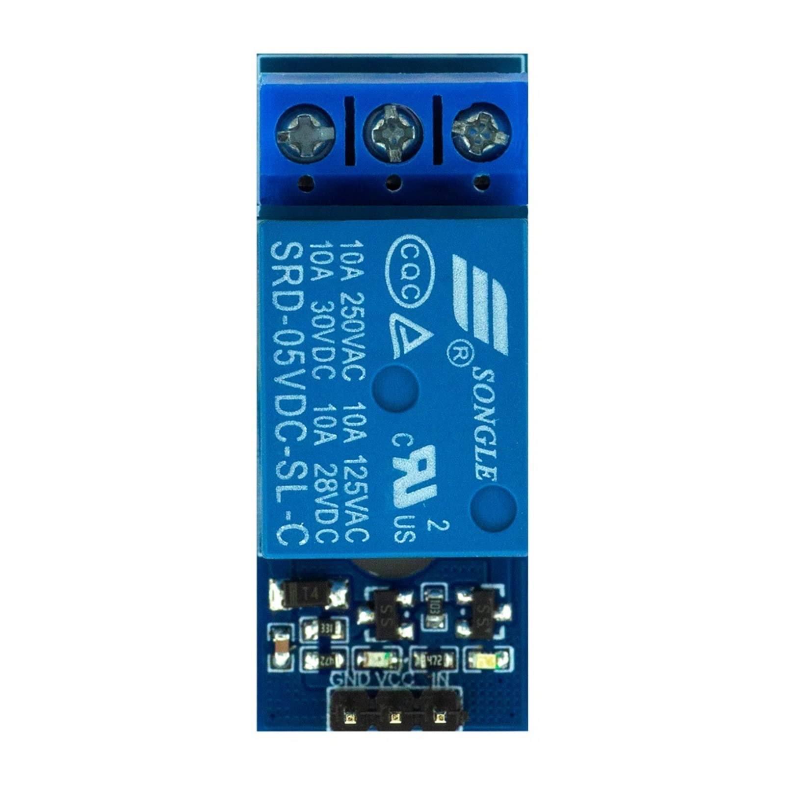 Relaismodul 10 A for DIY-Projekte, 3,0 V, 5,0 V, 12 V(3.3v)