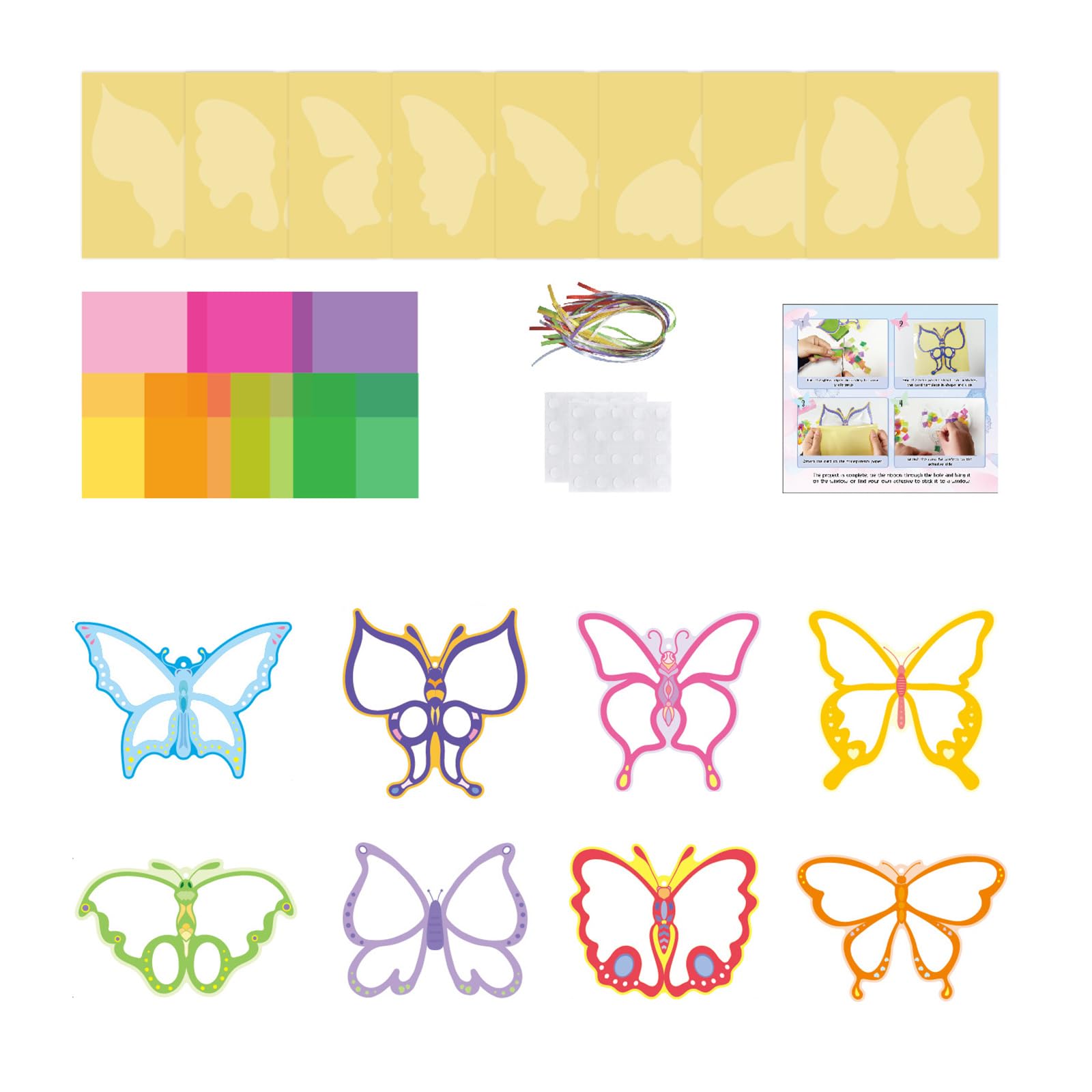 Hsioluted Butterfly Handcraft Paper Craft Set For Creative Projects Home And Decoration With Friendly Materials Decors Craft
