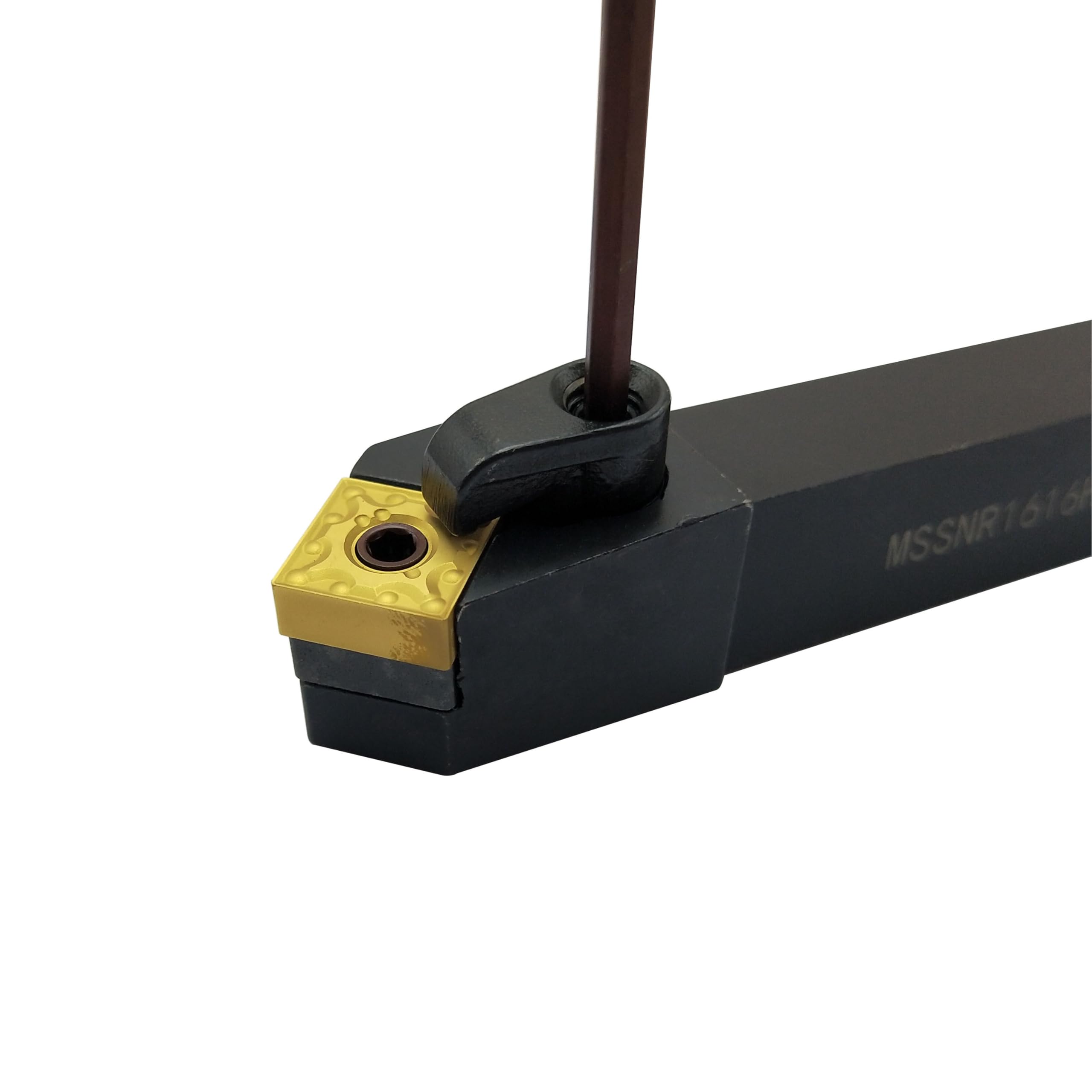 5/8" Outil de tournage MSSNR1616H12 CNC Barre d'alésage de tour Porte-outils de tournage en métal Porte-outil de tournage externe et 10pc SNMG120404-MA/SNMG431-MA insert indexables en carbure