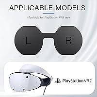 Vista 2 de Hastraith Funda protectora de lente compatible con accesorios PSVR2, cubierta protectora a prueba de polvo y arañazos, tapa de lente fácil de lavar