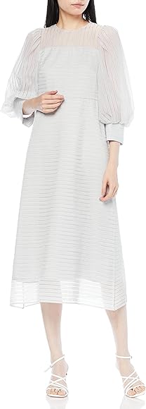 Amazon | [グレースコンチネンタル] 2022SS 0322135078 パフスリーブレースワンピース レディース | フォーマルドレス 通販