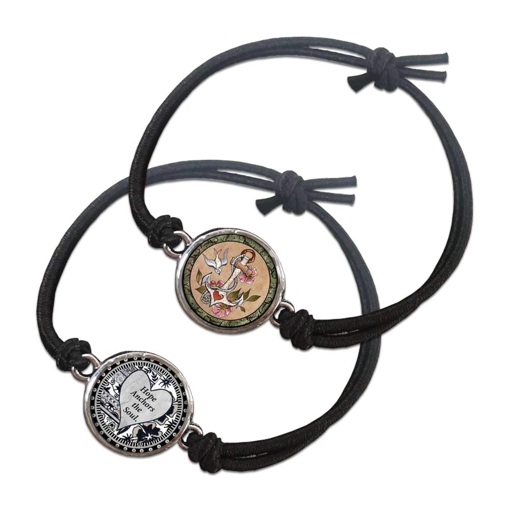 Spirit Lala Anchor Hope Anchors The Soul Reversible Stretch Bracelet with Gift Box