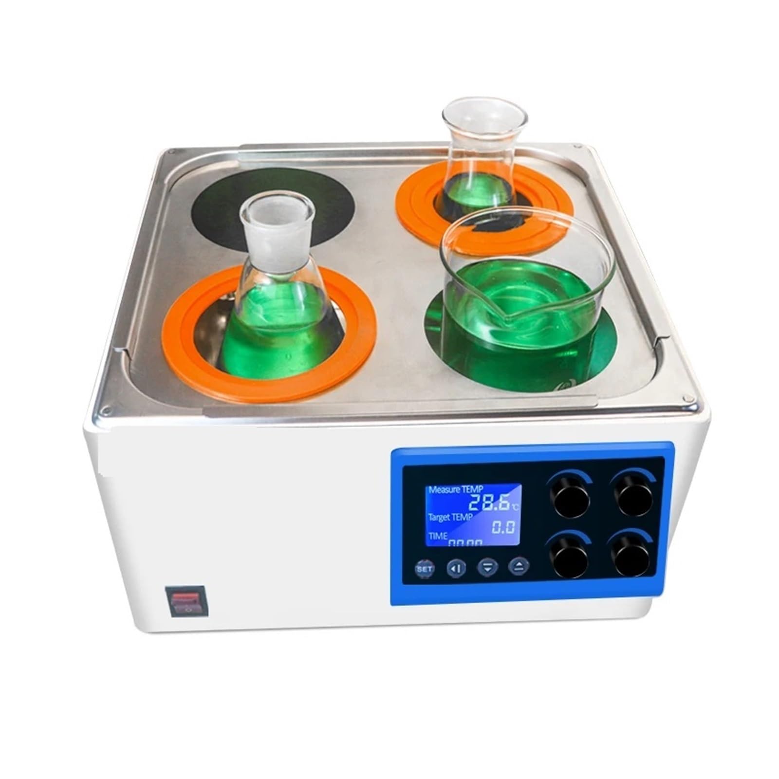 Baño De Agua Con Agitación Magnética Temperatura Constante Laboratorio 4 Orificios For Evitar Quemaduras En Seco Calentamiento Uniforme