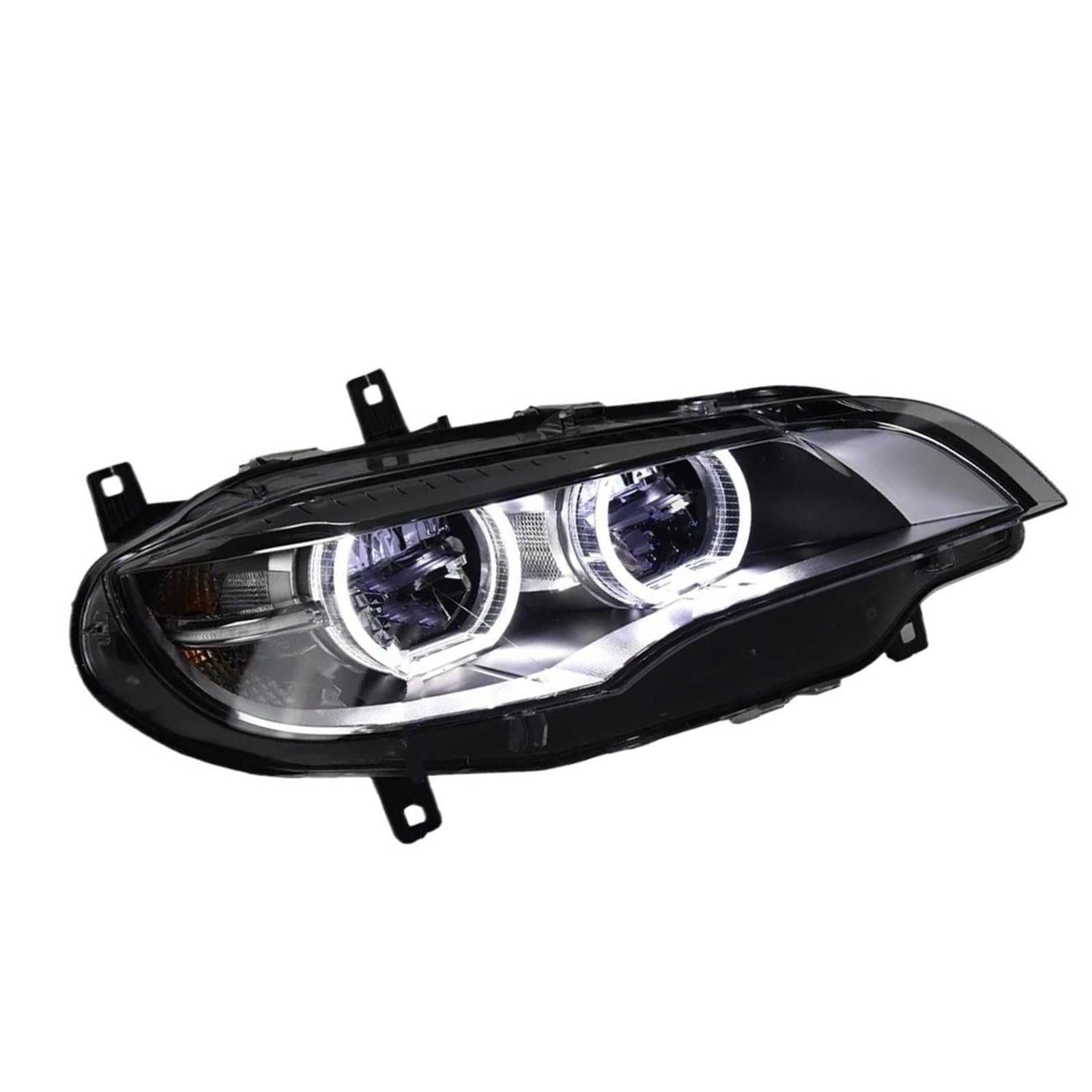 Faro Coche Faros Delanteros LED Para Coche, Luces De Circulación Diurna, Luces Altas, Proyector Angel Eye Para X1 E84 2010-2015 Faros Delanteros