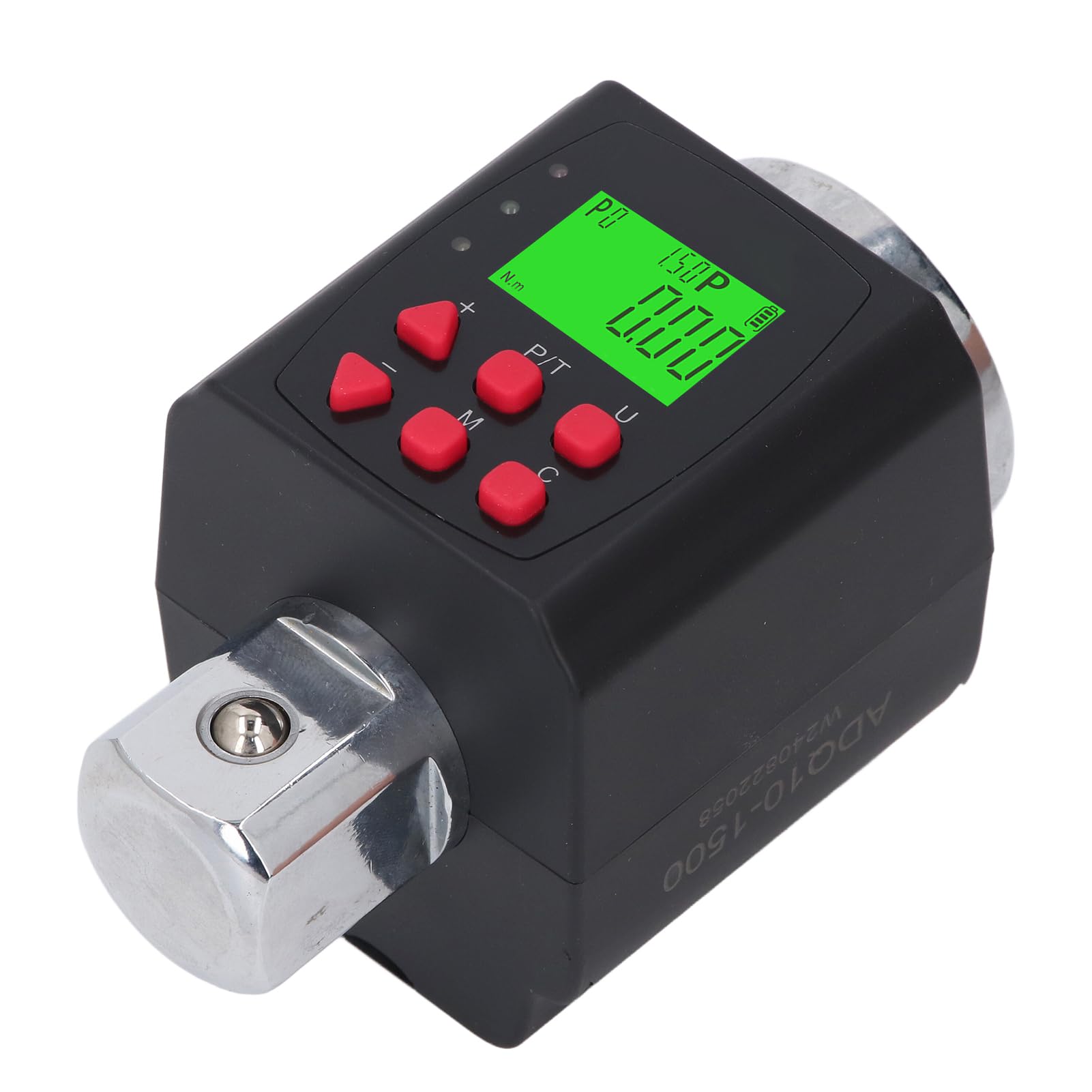 Keenso Elektroniczny Konwerter Klucza Skrętnego Precyzyjny Adapter Cyfrowy do Rowerów i Samochodów Napęd 1-calowy 15-1500 Nm