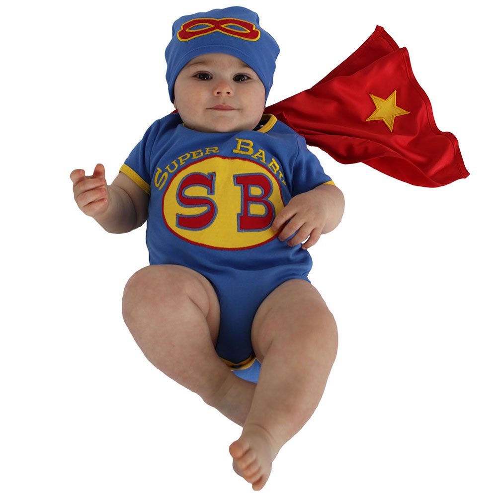 Sozo Baby-Boys Newborn Super Baby Bodysuit and Cap Set