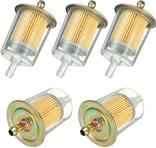 Miniatura 4 de Paquete de 10 filtros de combustible universales de 38 pulgadas, tractores industriales, automóviles, camiones, motocicletas, motor de gas, línea de