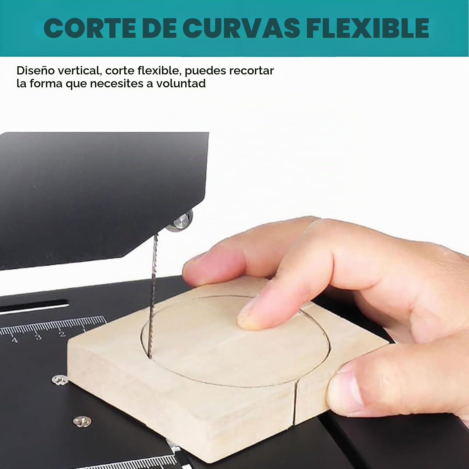 PixCy Sierra De Cinta Profesional para Carpintería,800 W, 230 V, 70 Mm Profundidad De Corte Y 90 Mm Ancho De Corte,Motor De Cobre,Base Metálica + Corte Angular (0-45°)
