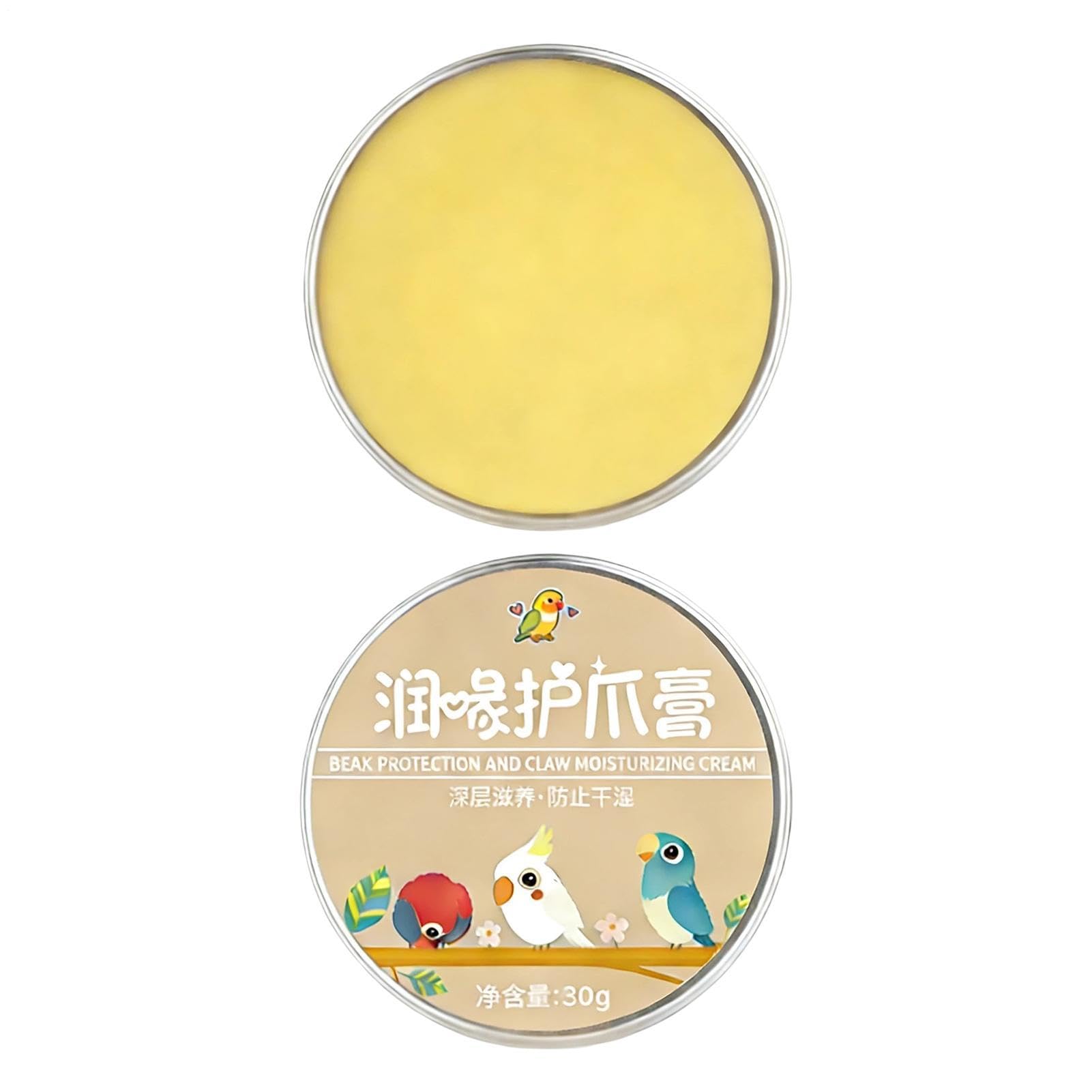 Parrot Beak Balm - 100% Organic Food-Grade Beak And Claw Moisturizer, Features Vet-Approved Fragrance-Free Formula Safe For Preening, Prevents Peeling And Dryness | Daily Routine Care