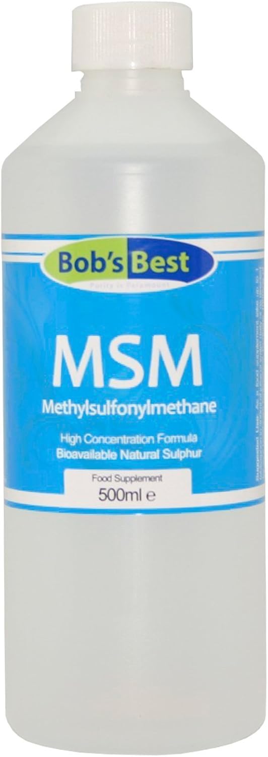 MSM Liquid Bioavailable Natural Sulphur Supplement High Concentration Formula